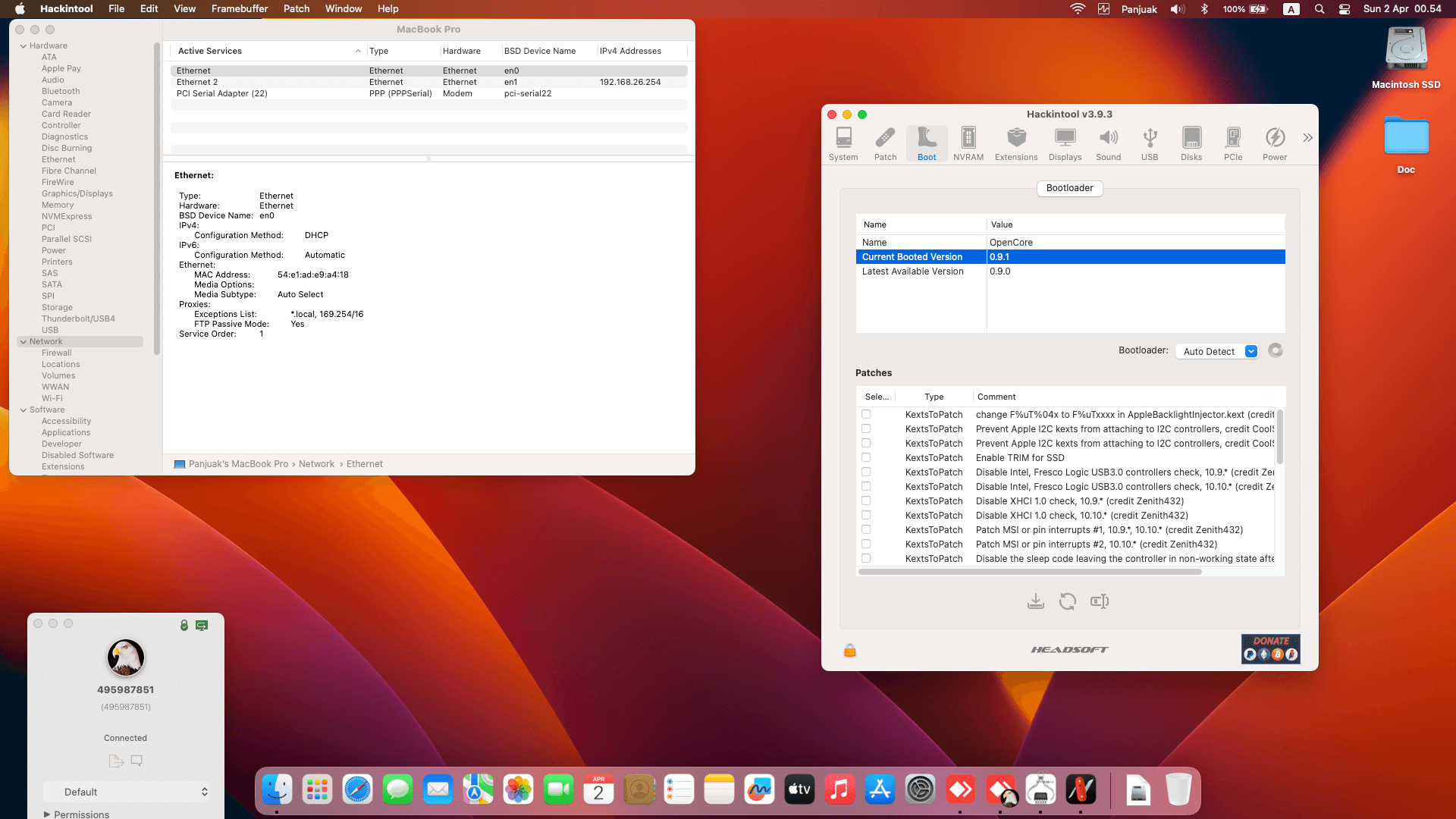 Lenovo Thinkpad T470S 2nd [SkyLake   Intel HD 520 + PS2 SMBUS]   OpenCore 8